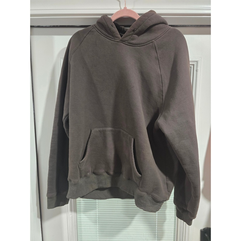 Dandy Worldwide Southern California Brown Heart Sleeve Graphic Hoodie Womens M